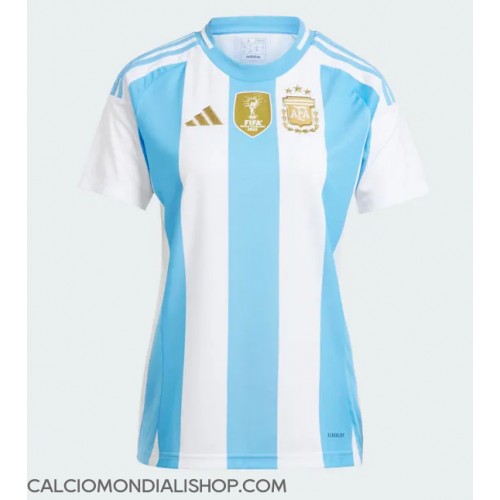 Maglie da calcio Argentina Prima Maglia Femminile Copa America 2024 Manica Corta